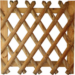 CE Ξύλινη Πόρτα Ανοιγόμενου Φράχτη 100x80cm (006256)