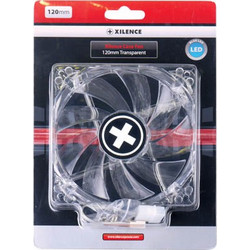 Xilence Transparent LED Case Fan 120mm με Σύνδεση 3-Pin 4-Pin Molex Blue