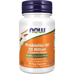 Now Foods Probiotic-10 25 Billion Προβιοτικά 50 Κάψουλες