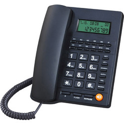 Orientel KX-T1588CID Ενσύρματο Τηλέφωνο με Ανοιχτή Ακρόαση για Ηλικιωμένους Μαύρο