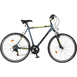 Orient Bikes Cross Pulse Ποδήλατο Trekking 28" Αλουμινίου με 21 Ταχύτητες Πετρόλ