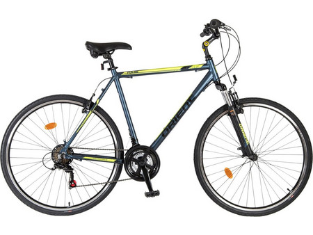 Orient Bikes Cross Pulse Ποδήλατο Trekking 28" Αλουμινίου με 21 Ταχύτητες Πετρόλ