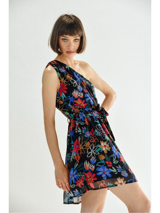Molly Bracken Mini Καλοκαιρινό Φόρεμα Μαύρο P1672AE