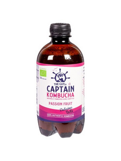 The Gutsy Captain Βιολογική Κομπούχα Passion Fruit 400ml 12269