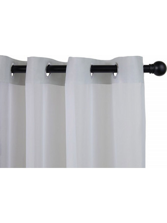 Lifa-Living Σετ Κουρτίνες με Τρουκς 150x250 2τμχ Taupe