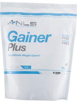 NLS Gainer Plus Chocolate Φυτική Πρωτεΐνη Ορού Γάλακτος Όγκου Χωρίς Λακτόζη & Γλουτένη 1kg