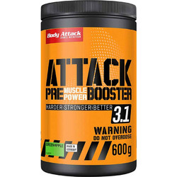 Body Attack Attack Pre Booster 3.1 Green Apple 600gr