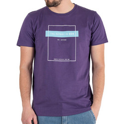 Graphic Print T-Shirt DOUBLE TS-199 Μωβ