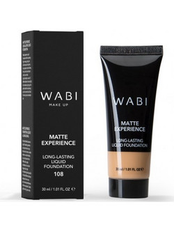 WABI Matte Experience 108 Liquid Foundation 30ml