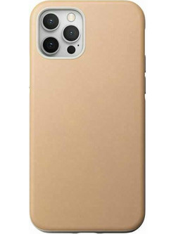 NOMAD θήκη δερμάτινη Rugged rustic για Apple iPhone 12 Pro Max 6.7 - NATURAL ΚΑΦΕ - NM21hN0R00
