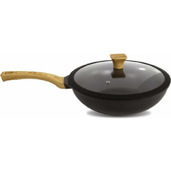Gruppe Wok Αλουμινίου Αντικολλητικό με Καπάκι 30cm
