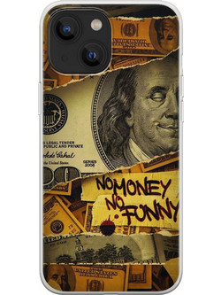 Θήκη No Money iPhone 13 mini Flexible TPU (Διάφανη Σιλικόνη)