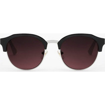 Hawkers Classic Rounded Wine Ανδρικά Γυαλιά Ηλίου Στρογγυλά Κοκάλινα Μεταλλικά Μαύρα με Καφέ Polarized Φακό