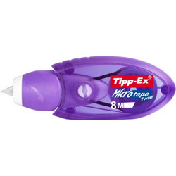 Διορθωτική ταινία Tipp-ex micro tape twist 8mX5mm μωβ (502438)