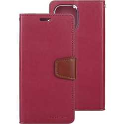Mercury Sonata Diary Book Burgundy (iPhone 12 Pro Max)