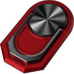 RING HOLDER STAND 360 ROTATION FINGER KICK STAND - ΚΟΚΚΙΝΟ