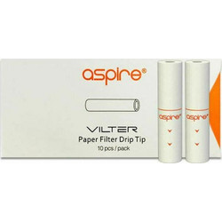 Aspire Vilter Paper Filters White 10τμχ