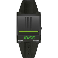Bulova Computron Ψηφιακό Ανδρικό Ρολόι με Μαύρο Καουτσούκ Λουράκι 98C141