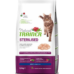 Natural Trainer Adult Sterilised with White Meats 10kg