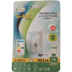 Glou Λάμπα Ιωδίνης Capsules 5W 12V G4 2900K
