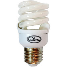 GLOU, Λάμπα Οικονομίας Full Spiral T2 11W 12V E27 DC 6500K