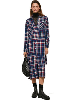 Pepe Jeans Olena Midi Φόρεμα Σεμιζιέ PL953169-594