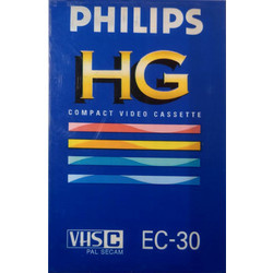 ΚΑΣΕΤΑ ΒΙΝΤΕΟΚΑΜΕΡΑΣ PHILIPS VHS-C ΔΙΑΡΚΕΙΑΣ 30SP Η 60LP ΛΕΠΤΩΝ