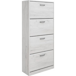 Matis Odisej 4V Παπουτσοθήκη Ξύλινη Δρυς Μ70xΠ28xΥ157cm 130346
