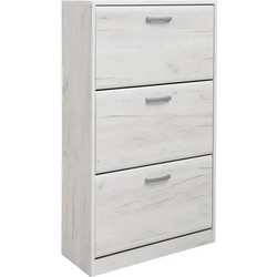 Matis Odisej 3V Παπουτσοθήκη Ξύλινη Δρυς Μ70xΠ28xΥ120cm 130246