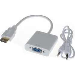 Μετατροπέας HDMI (A) αρσενικό 720p/1080p σε VGA θηλυκό με Ήχο - ANGA QA-C101A (552-154) 15620