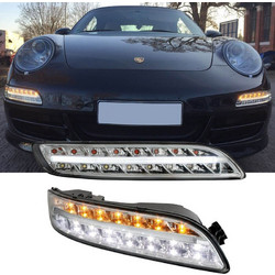 Drl Set Για Porsche Carrera 911 997 04-08 Με Led Φλας 2 Τεμάχια