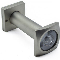 Ματάκι Εξώπορτας Τετράγωνο 60-100mm σε Νίκελ Σατινέ Perfect 410-17