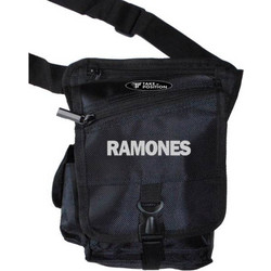 Takeposition Darko Ramones, Τσαντάκι μέσης μηρού με έχτρα πουγκί νερού, 27Y x 17Π x 7Β, Μαύρο, 962-7504