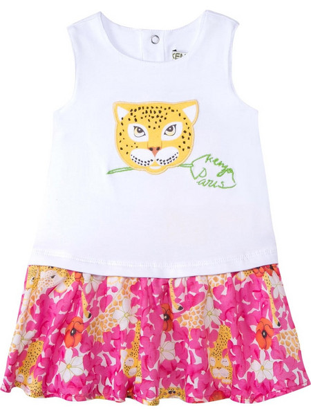 Kenzo Φόρεμα Robe KD31052-34 Εμπριμέ Κορίτσι