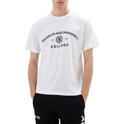 Μπλούζα Κοντομάνικη Franklin & Marshall Front Logo Print JM3188.000.1012P01-011 Ανδρικό