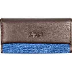 Καπνοθήκη ZIPPO KS jeans/leatherette mocca 2007221