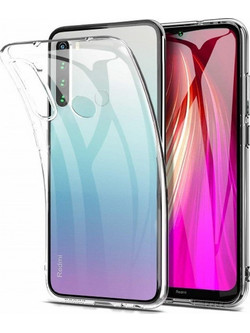Back Cover Σιλικόνης Διάφανο (Xiaomi Redmi Note 8)