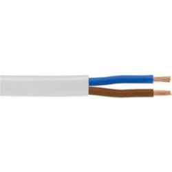 jager ΚΑΛΩΔΙΟ ΗΛΕΚΤΡΟΛΟΓΙΚΟ ΕΥΚΑΜΠΤΟ HO3VVH2F/2X0.75mm ΛΕΥΚΟ 100m