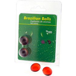 TALOKA Strawberry & Chocolate Brazilian Balls 2τμχ