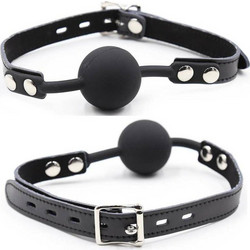 Ohmama Ball Gag with Leather Belt