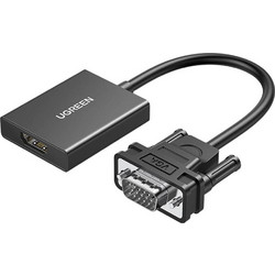 Μετατροπέας με καλώδιο VGA σε HDMI Θηλυκό με ήχο - Ugreen (CM513 50945) CM513 50945
