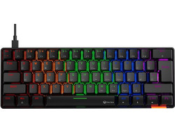 Meetion MK005 Μηχανικό Gaming Πληκτρολόγιο 65% με Outemu Blue Διακόπτες RGB Black
