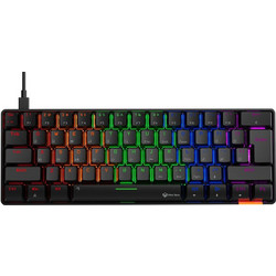 Meetion MK005 Μηχανικό Gaming Πληκτρολόγιο 65% με Outemu Blue Διακόπτες RGB Black