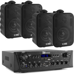 Power Dynamics PA Audio 116 Σετ Ηχεία Μαύρα
