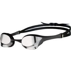 Arena Cobra Ultra Swipe Mirror Γυαλάκια Κολύμβησης Ενηλίκων Αντιθαμβωτικά Μαύρα Ασημί