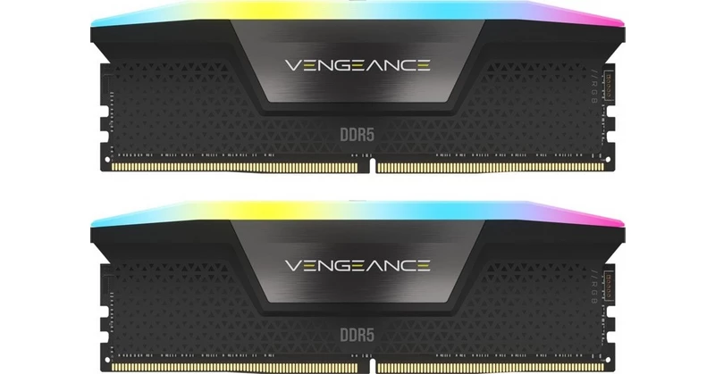 Corsair Vengeance RGB 64GB (2X32GB) DDR5 5600MHz C40 EXPO Black