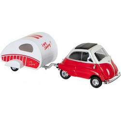 Goki Αυτοκίνητo Retro BMW Isetta με Τροχόσπιτο 12311