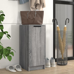 vidaXL Παπουτσοθήκη Ξύλινη Γκρι Μ35xΠ30xΥ70cm 817100
