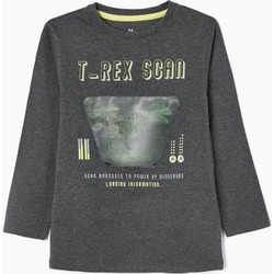 Zippy Παιδικό T-Shirt Μακρυμάνικο Ανθρακί 31048482010