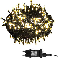 Xmasfest 240 Χριστουγεννιάτικα Λαμπάκια LED σε Σειρά Εξωτερικού Χώρου Θερμά Λευκά 15m 1132393